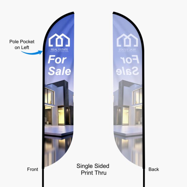 Feather Convex Flag - Image 2